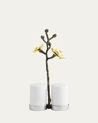 Michael Aram Gold Orchid Salt and Pepper Set | Thumbnail 6