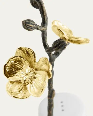 Michael Aram Gold Orchid Salt and Pepper Set | Thumbnail 7