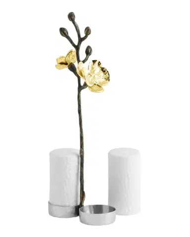 Michael Aram Gold Orchid Salt and Pepper Set | Thumbnail 1