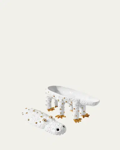 L'Objet Limited Edition Haas Pedro the Croc Box, White | Thumbnail 4 L'Objet Limited Edition Haas Pedro the Croc Box, White | Thumbnail 4