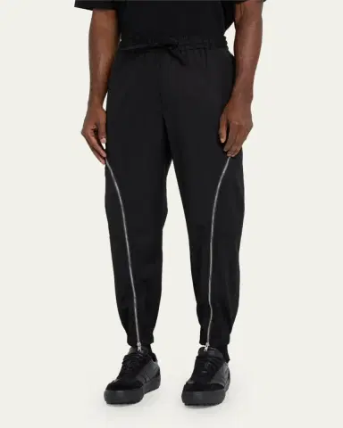 3.1 Phillip Lim Men's Curve-Zip Cargo Jogger Pants | Thumbnail 4