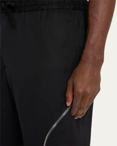 3.1 Phillip Lim Men's Curve-Zip Cargo Jogger Pants | Thumbnail 5