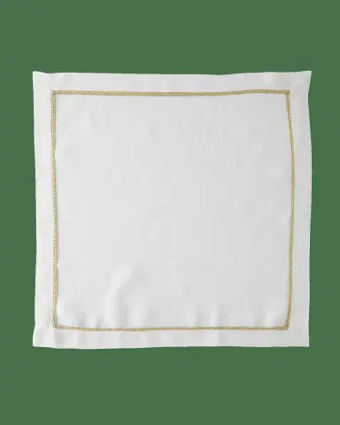 Nomi K Gold Braided Napkin | Thumbnail 2