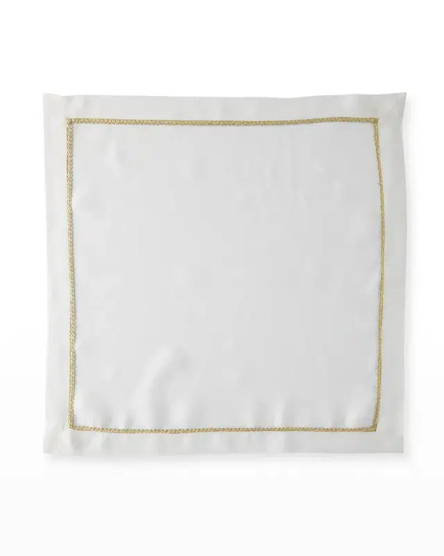 Nomi K Gold Braided Napkin