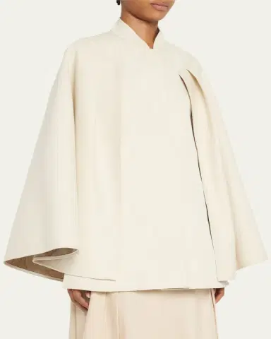 Max Mara Valdez Cotton Cape | Thumbnail 4