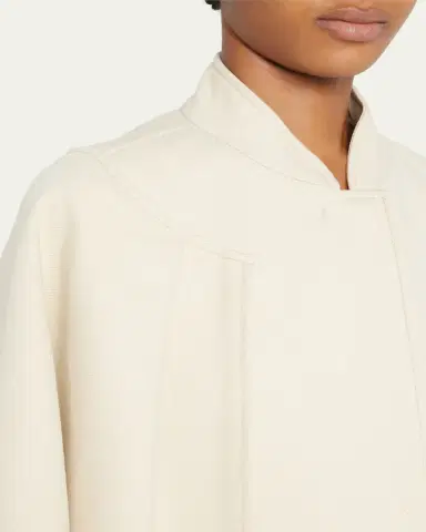 Max Mara Valdez Cotton Cape | Thumbnail 5