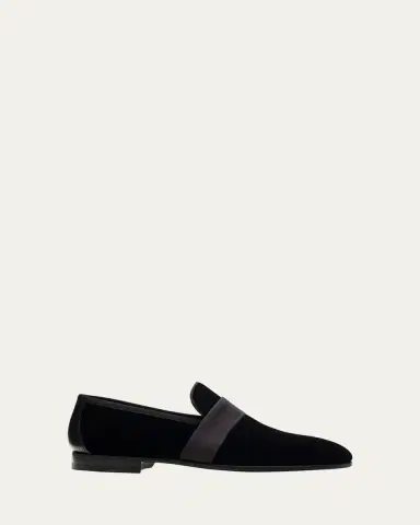 Magnanni Men's Jenaro Velvet Formal Loafers | Thumbnail 3 Magnanni Men's Jenaro Velvet Formal Loafers | Thumbnail 3