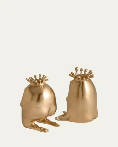 L'Objet Haas King & Queen Candlesticks, Set of 2 | Thumbnail 2