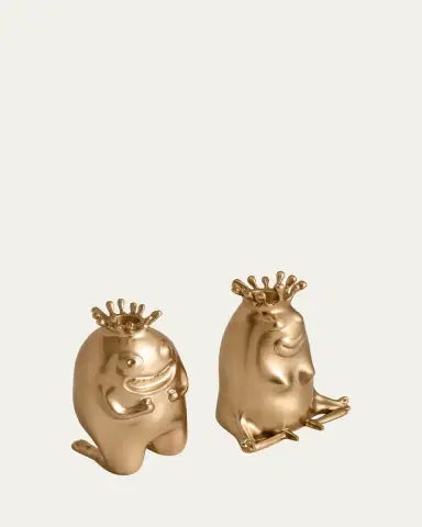 L'Objet Haas King & Queen Candlesticks, Set of 2 | Thumbnail 3
