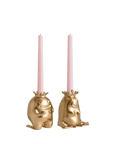L'Objet Haas King & Queen Candlesticks, Set of 2 | Thumbnail 1