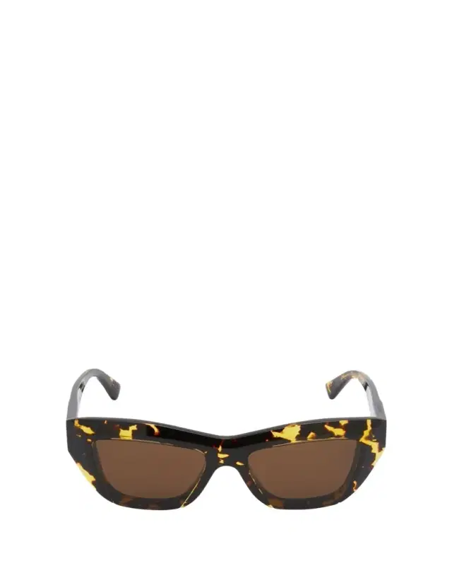 Raised Logo Acetate Cat-Eye Sunglasses