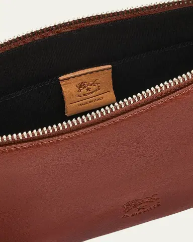 Il Bisonte Oriuolo Vacchetta Leather Clutch Bag | Thumbnail 4 Il Bisonte Oriuolo Vacchetta Leather Clutch Bag | Thumbnail 4