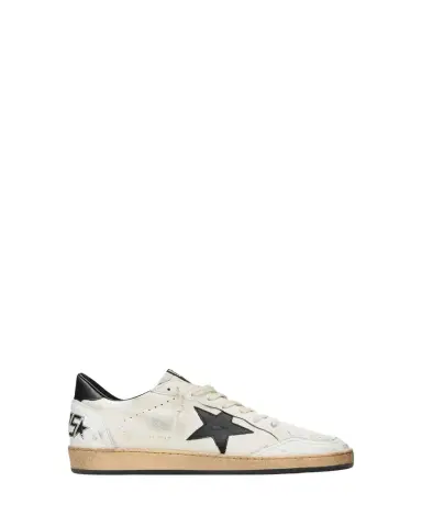 Golden Goose Men's Ball Star Distressed Leather Low-Top Sneakers | Thumbnail 1