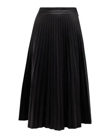 Proenza Schouler White Label Pleated Vegan Leather Midi Skirt | Thumbnail 1