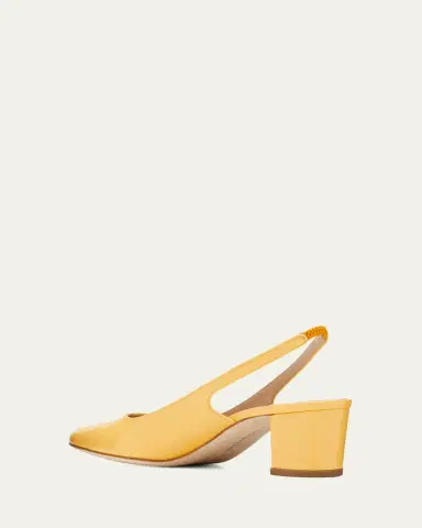 Manolo Blahnik Allurasan Patent Slingback Pumps | Thumbnail 2
