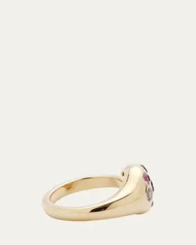Brent Neale 18k Yellow Gold Rainbow Petal Ring | Thumbnail 3