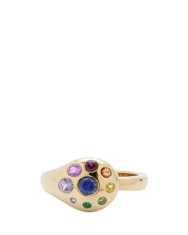 Brent Neale 18k Yellow Gold Rainbow Petal Ring | Thumbnail 1