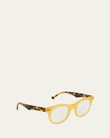 Colors In Optics Blue Light Blocking Two-Tone Round Acetate Readers | Thumbnail 2 Colors In Optics Blue Light Blocking Two-Tone Round Acetate Readers | Thumbnail 2