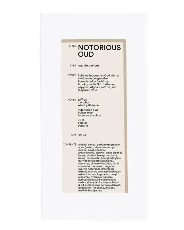 D.S. & Durga Notorious Oud Eau de Parfum