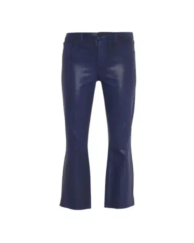 L'Agence Kendra High-Rise Coated Crop Flare Jeans | Thumbnail 1 L'Agence Kendra High-Rise Coated Crop Flare Jeans | Thumbnail 1