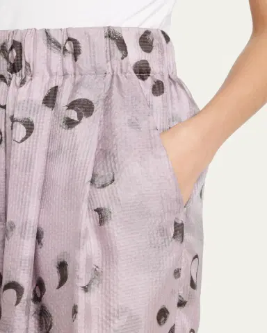 Giorgio Armani Printed Silk Wide-Leg Pants | Thumbnail 5 Giorgio Armani Printed Silk Wide-Leg Pants | Thumbnail 5