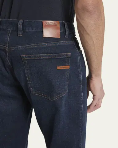 ZEGNA Men's Denim 5-Pocket Jeans | Thumbnail 5