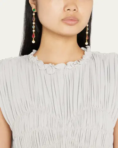 ben-amun Byzantine Linear Earrings | Thumbnail 2 ben-amun Byzantine Linear Earrings | Thumbnail 2