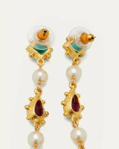 ben-amun Byzantine Linear Earrings | Thumbnail 4 ben-amun Byzantine Linear Earrings | Thumbnail 4