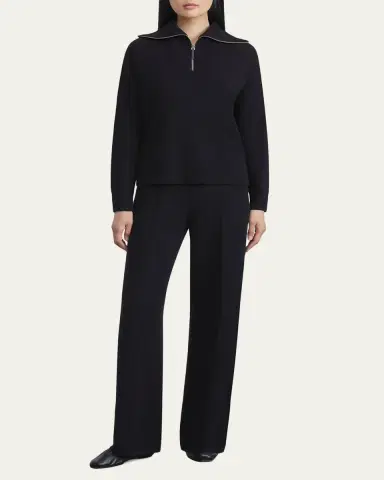 Lafayette 148 New York Cashmere Double-Knit Pull-On Pants | Thumbnail 2
