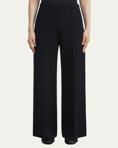 Lafayette 148 New York Cashmere Double-Knit Pull-On Pants | Thumbnail 4