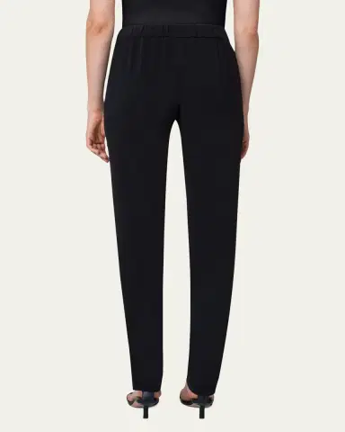 Akris punto Mike Split-Hem Crepe Pull-On Pants | Thumbnail 7