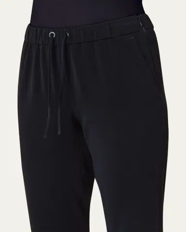 Akris punto Mike Split-Hem Crepe Pull-On Pants | Thumbnail 9
