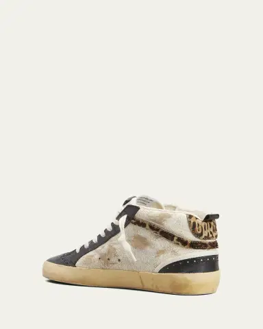 Golden Goose Mid Star Rustic Leather Sneakers | Thumbnail 4