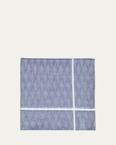 Simonnot Godard Men's Nocturne Nuit Handkerchief | Thumbnail 2
