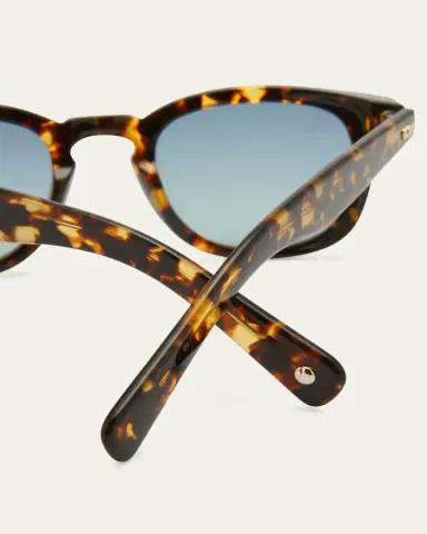 Garrett Leight Men's Kinny x Sun Keyhole Bridge Square Sunglasses | Thumbnail 4 Garrett Leight Men's Kinny x Sun Keyhole Bridge Square Sunglasses | Thumbnail 4