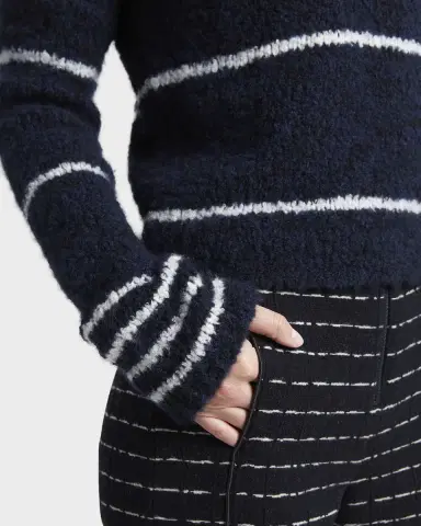 Giorgio Armani Striped Cashmere Pullover | Thumbnail 4 Giorgio Armani Striped Cashmere Pullover | Thumbnail 4