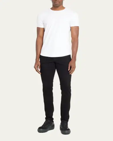 Monfrère Men's Dann Solid Crew T-Shirt | Thumbnail 2