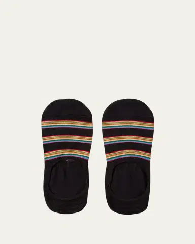 Paul Smith Men's Multiblock No-Show Socks w/ Heel Grips | Thumbnail 5