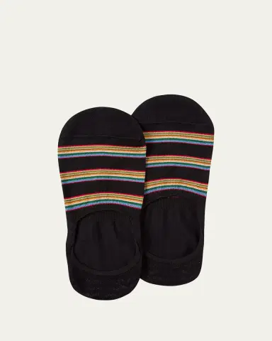 Paul Smith Men's Multiblock No-Show Socks w/ Heel Grips | Thumbnail 6