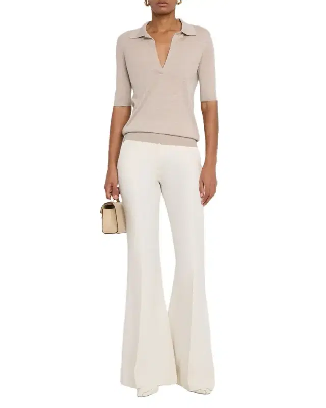 Gabriela Hearst Frank Cashmere Polo Top