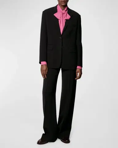 Another Tomorrow Doppio Wide-Leg Pants | Thumbnail 6