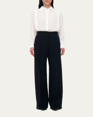 Another Tomorrow Doppio Wide-Leg Pants | Thumbnail 8