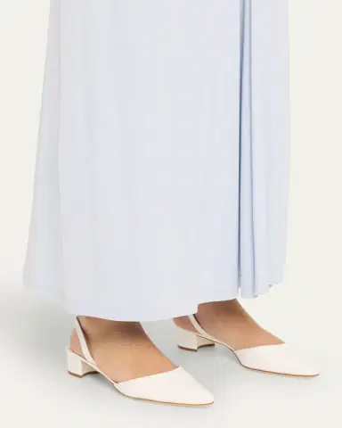 Manolo Blahnik Aspro Patent Slingback Ballerina Pumps | Thumbnail 2