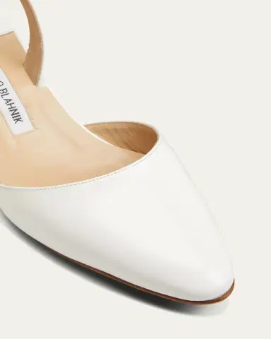 Manolo Blahnik Aspro Patent Slingback Ballerina Pumps | Thumbnail 5