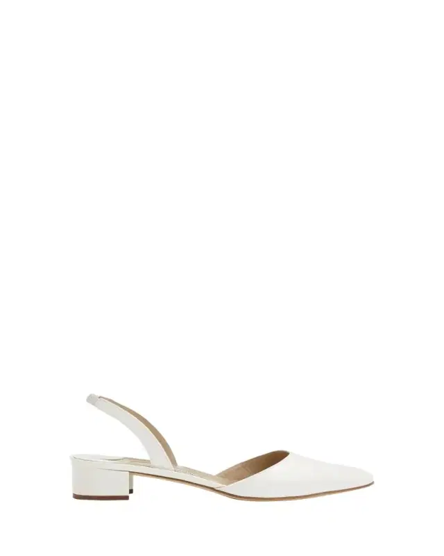Manolo Blahnik Aspro Patent Slingback Ballerina Pumps
