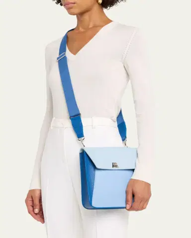 Akris Anouk Small Leather Messenger Bag | Thumbnail 2 Akris Anouk Small Leather Messenger Bag | Thumbnail 2