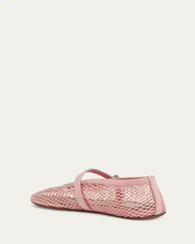 Alaïa Mesh Mary Jane Ballerina Flats | Thumbnail 16