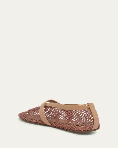 Alaïa Mesh Mary Jane Ballerina Flats | Thumbnail 18