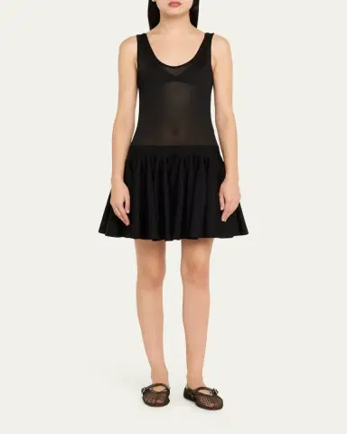 Alaïa Mesh Mary Jane Ballerina Flats | Thumbnail 21