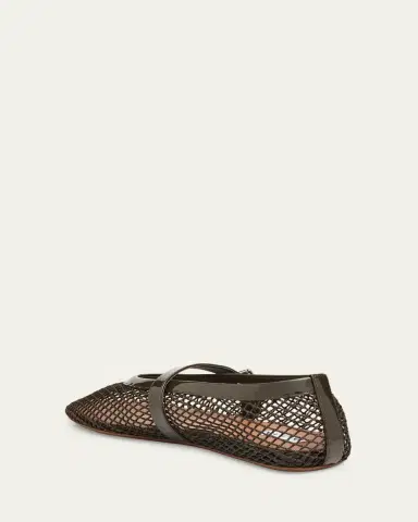 Alaïa Mesh Mary Jane Ballerina Flats | Thumbnail 22